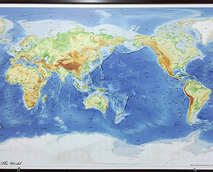 額入り高級〈特大〉世界地図 / 日本地図