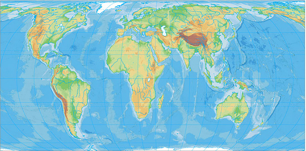 エケルト第4図法