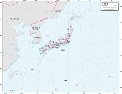 日本周辺図