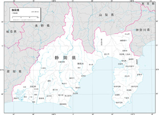 各都道府県図＜例：静岡県＞