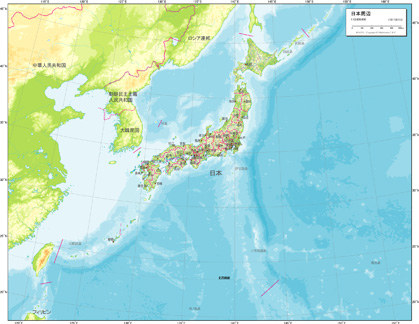 日本周辺図