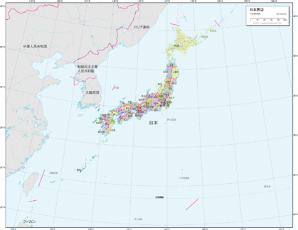 日本周辺図