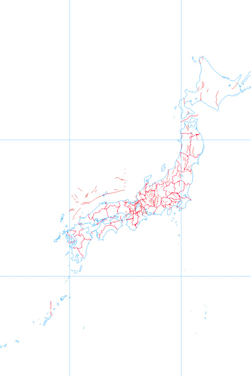 『日本国内の主な断層』