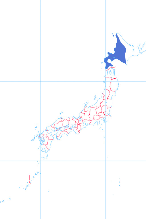 『日本の気候区分図＿西部北海道型』