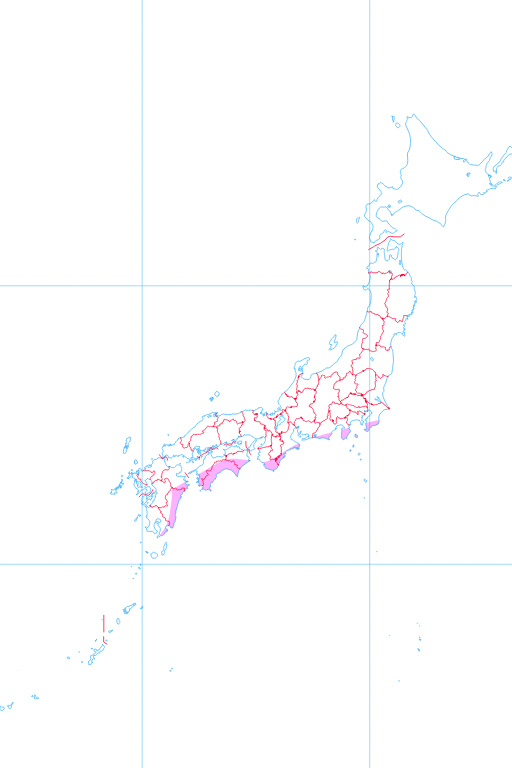 『日本の気候区分図＿南海型』