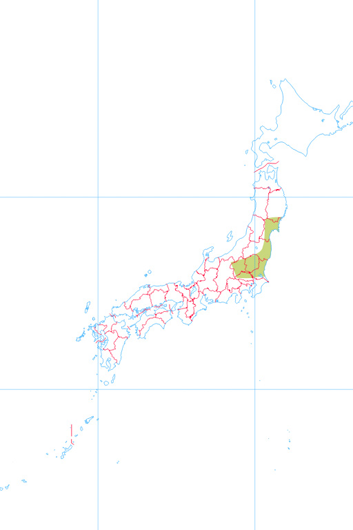 『日本の気候区分図＿関東、常磐型』