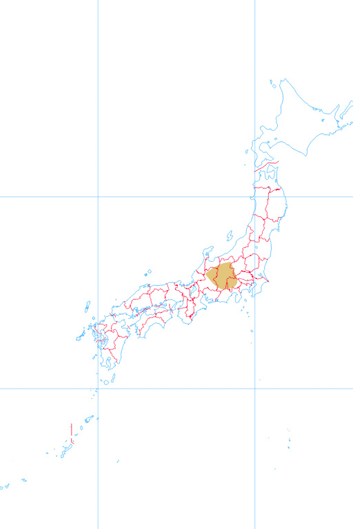 『日本の気候区分図＿中央高地型』
