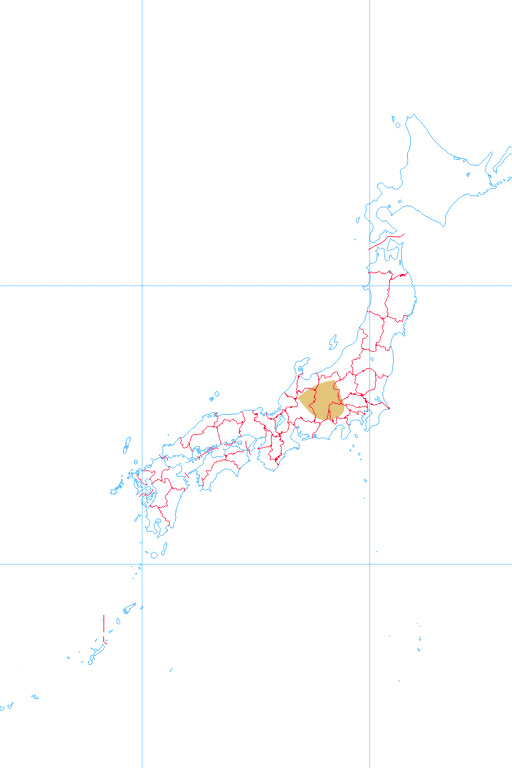 日本の気候区分図 中央高地型 ライブラリ 無料地図素材 平凡社地図出版