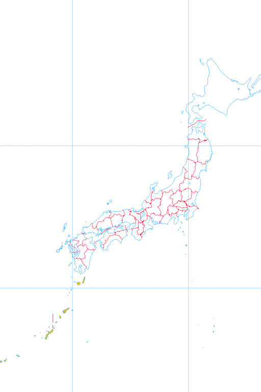 『日本の気候区分図＿南島型』