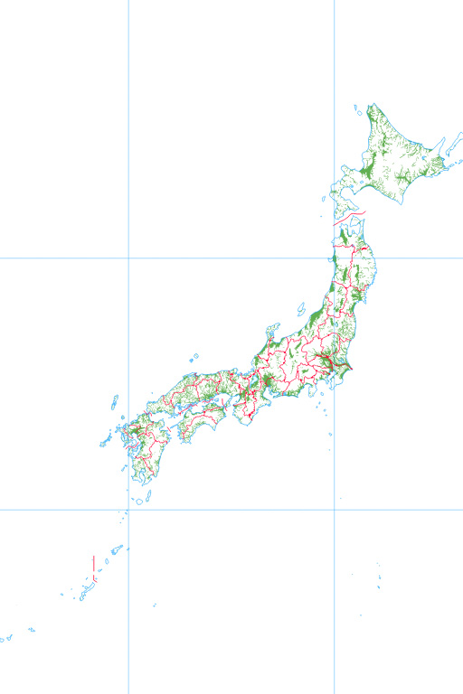 『日本の地形区分図＿低地』