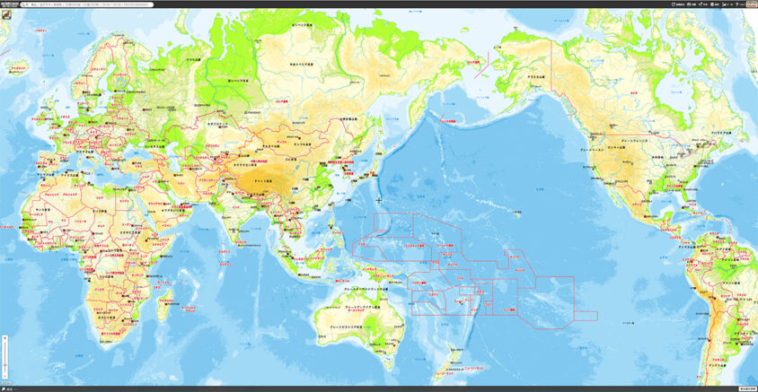 「地理院地図」ビューアを使った表示